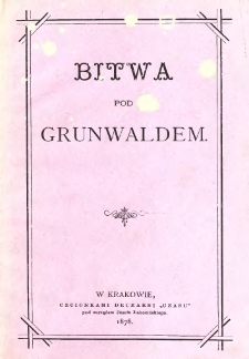 Bitwa pod Grunwaldem.