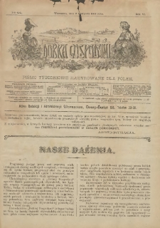 Dobra Gospodyni : pismo tygodniowe ilustrowane dla kobiet. 1906.11.02 R.6 Nr44