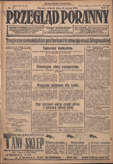 Przegląd Poranny: pismo niezależne i bezpartyjne 1925.02.17 R.5 Nr39