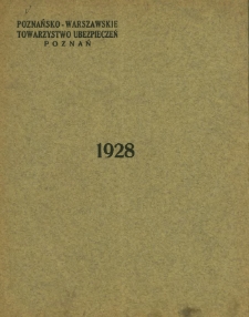 X Sprawozdanie z działalności za rok 1928.