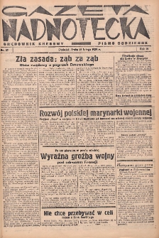 Gazeta Nadnotecka (Orędownik Kresowy): pismo codzienne 1939.02.15 R.19 Nr37