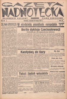 Gazeta Nadnotecka (Orędownik Kresowy): pismo codzienne 1939.02.16 R.19 Nr38