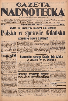 Gazeta Nadnotecka: Ilustrowane pismo codzienne 1939.05.03 R.19 Nr102