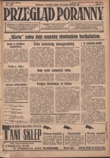 Przegląd Poranny: pismo niezależne i bezpartyjne 1925.05.12 R.5 Nr109