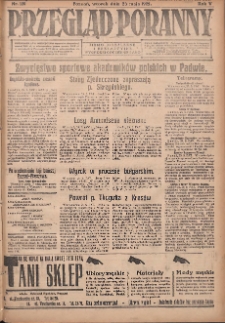 Przegląd Poranny: pismo niezależne i bezpartyjne 1925.05.26 R.5 Nr120