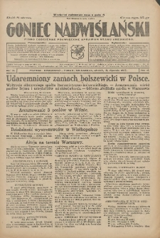 Goniec Nadwiślański: pismo codzienne poświęcone sprawom stanu średniego 1927.01.18 R.3 Nr13