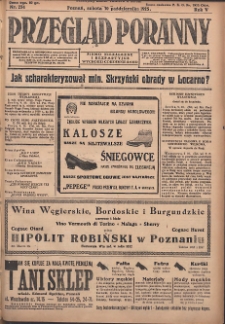 Przegląd Poranny: pismo niezależne i bezpartyjne 1925.10.10 R.5 Nr234