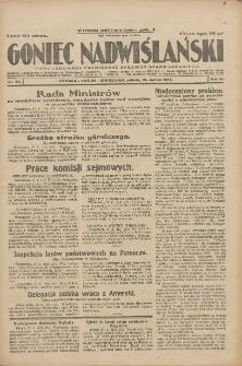 Goniec Nadwiślański: pismo codzienne poświęcone sprawom stanu średniego 1927.03.18 R.3 Nr63