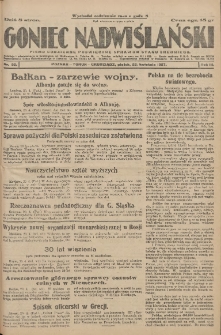 Goniec Nadwiślański: pismo codzienne poświęcone sprawom stanu średniego 1927.04.22 R.3 Nr92