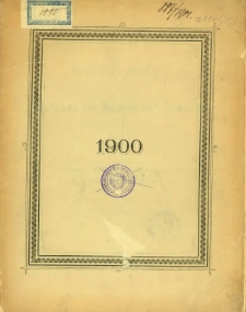Dreiundvierzigster Geschäftsbericht der Ostbank für Handel und Gewerbe in Posen. 1900