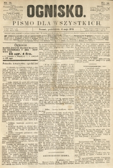 Ognisko: pismo dla wszystkich. 1874.05.04 nr14