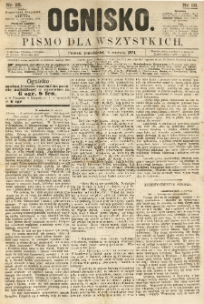 Ognisko: pismo dla wszystkich. 1874.06.08 nr28