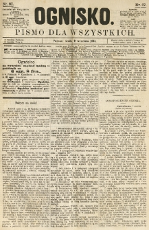 Ognisko: pismo dla wszystkich. 1874.09.09 nr67