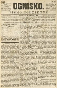 Ognisko: pismo codzienne. 1874.10.24 nr96