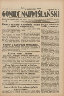 Goniec Nadwiślański: pismo codzienne poświęcone sprawom stanu średniego 1927.08.08 R.3 Nr196
