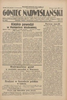 Goniec Nadwiślański: pismo codzienne poświęcone sprawom stanu średniego 1927.09.04 R.3 Nr202