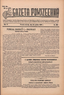 Gazeta Powszechna 1934.12.23 R.17 Nr293