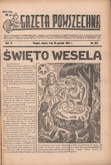 Gazeta Powszechna 1934.12.25 R.17 Nr294