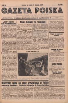 Gazeta Polska: codzienne pismo polsko-katolickie dla wszystkich stanów 1937.08.17 R.41 Nr188