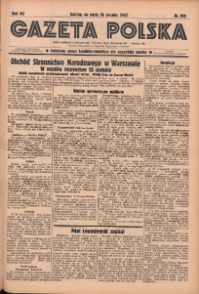 Gazeta Polska: codzienne pismo polsko-katolickie dla wszystkich stanów 1937.08.18 R.41 Nr189
