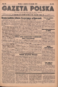 Gazeta Polska: codzienne pismo polsko-katolickie dla wszystkich stan&oacute;w 1937.09.23 R.41 Nr220