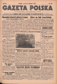 Gazeta Polska: codzienne pismo polsko-katolickie dla wszystkich stanów 1937.09.29 R.41 Nr225