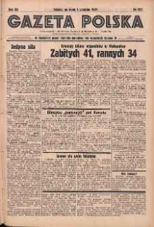 Gazeta Polska: codzienne pismo polsko-katolickie dla wszystkich stanów 1937.09.01 R.41 Nr201