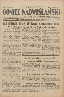 Goniec Nadwiślański: pismo codzienne poświęcone sprawom stanu średniego 1927.09.28 R.3 Nr222