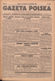 Gazeta Polska: codzienne pismo polsko-katolickie dla wszystkich stan&oacute;w 1937.10.10 R.41 Nr235