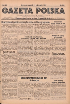 Gazeta Polska: codzienne pismo polsko-katolickie dla wszystkich stan&oacute;w 1937.10.14 R.41 Nr238