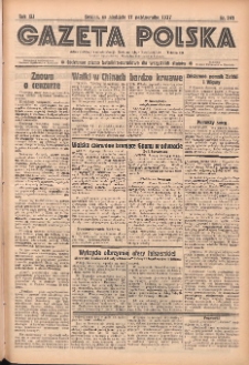 Gazeta Polska: codzienne pismo polsko-katolickie dla wszystkich stanów 1937.10.17 R.41 Nr241