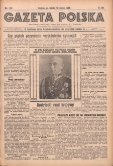 Gazeta Polska: codzienne pismo polsko-katolickie dla wszystkich stanów 1938.03.19 R.42 Nr64