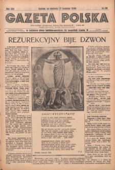 Gazeta Polska: codzienne pismo polsko-katolickie dla wszystkich stanów 1938.04.17 R.42 Nr90