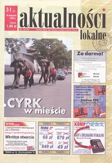 Aktualności Lokalne 1999 Nr 31(64)