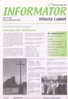 Informator Miasta Luboń 2005.07/08 Nr7-8(69)