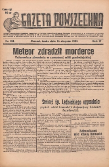 Gazeta Powszechna 1934.08.15 R.17 Nr184