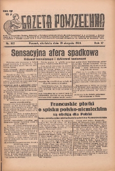 Gazeta Powszechna 1934.08.19 R.17 Nr187