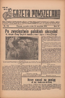 Gazeta Powszechna 1934.09.20 R.17 Nr214