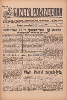 Gazeta Powszechna 1934.09.30 R.17 Nr223