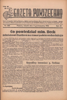 Gazeta Powszechna 1934.10.02 R.17 Nr224