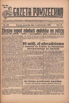 Gazeta Powszechna 1934.10.04 R.17 Nr226