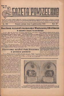 Gazeta Powszechna 1934.10.06 R.17 Nr228
