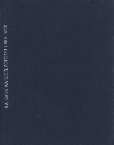 60 Sprawozdanie Spólki Akcyjnej Bank Kwilecki, Potocki i Ska w Poznaniu za rok 1930.