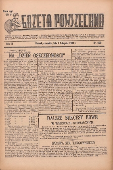 Gazeta Powszechna 1934.11.01 R.17 Nr250