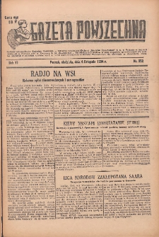 Gazeta Powszechna 1934.11.04 R.17 Nr252