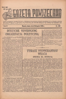 Gazeta Powszechna 1934.11.06 R.17 Nr253
