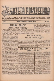 Gazeta Powszechna 1934.11.08 R.17 Nr255