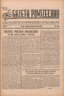 Gazeta Powszechna 1934.11.24 R.17 Nr269