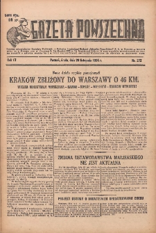 Gazeta Powszechna 1934.11.28 R.17 Nr272