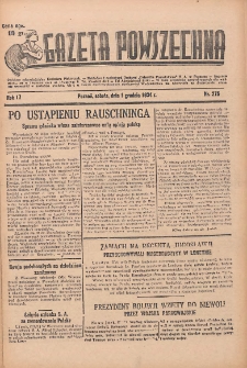 Gazeta Powszechna 1934.12.01 R.17 Nr275